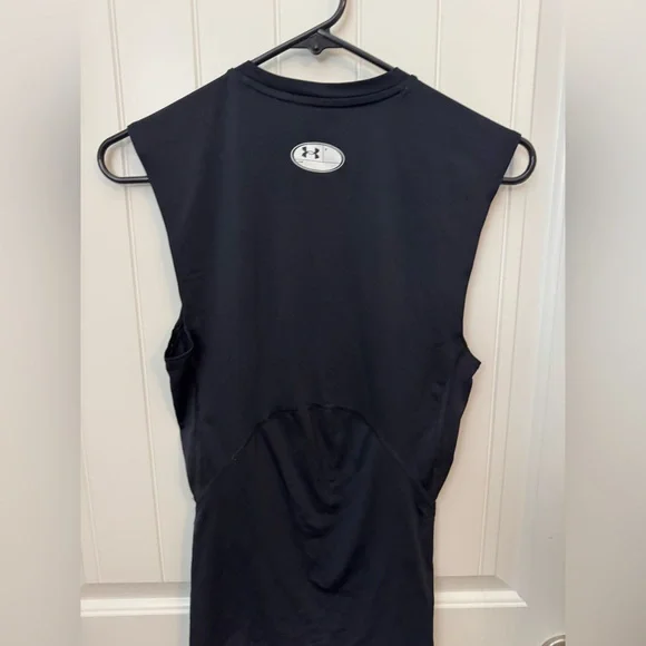 Under Armour Black Compression Tank heat gear men’s size small A - Picture 4 of 4